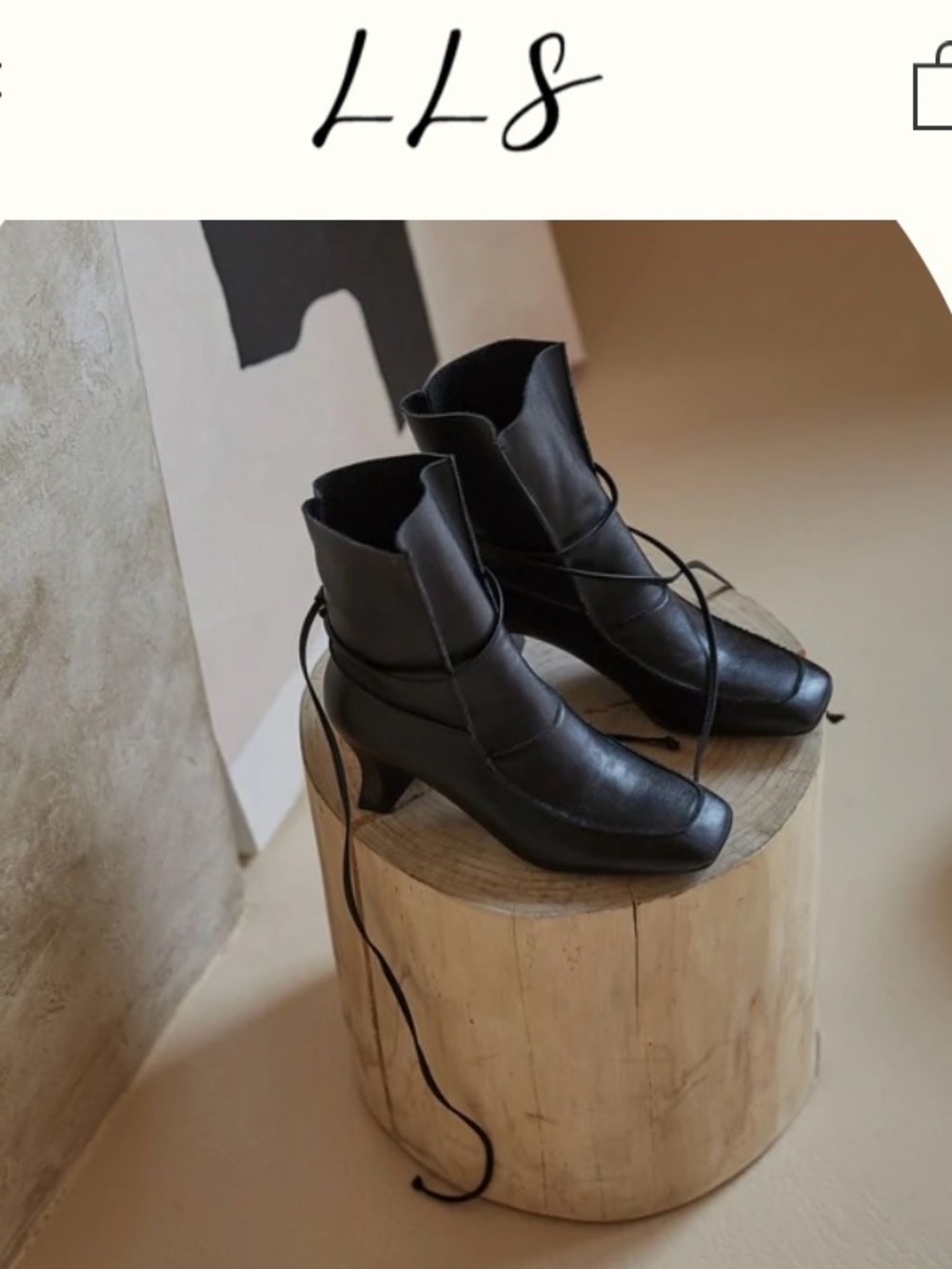 Looks Like Summer Black faux Leather Boots - size 9 NWB